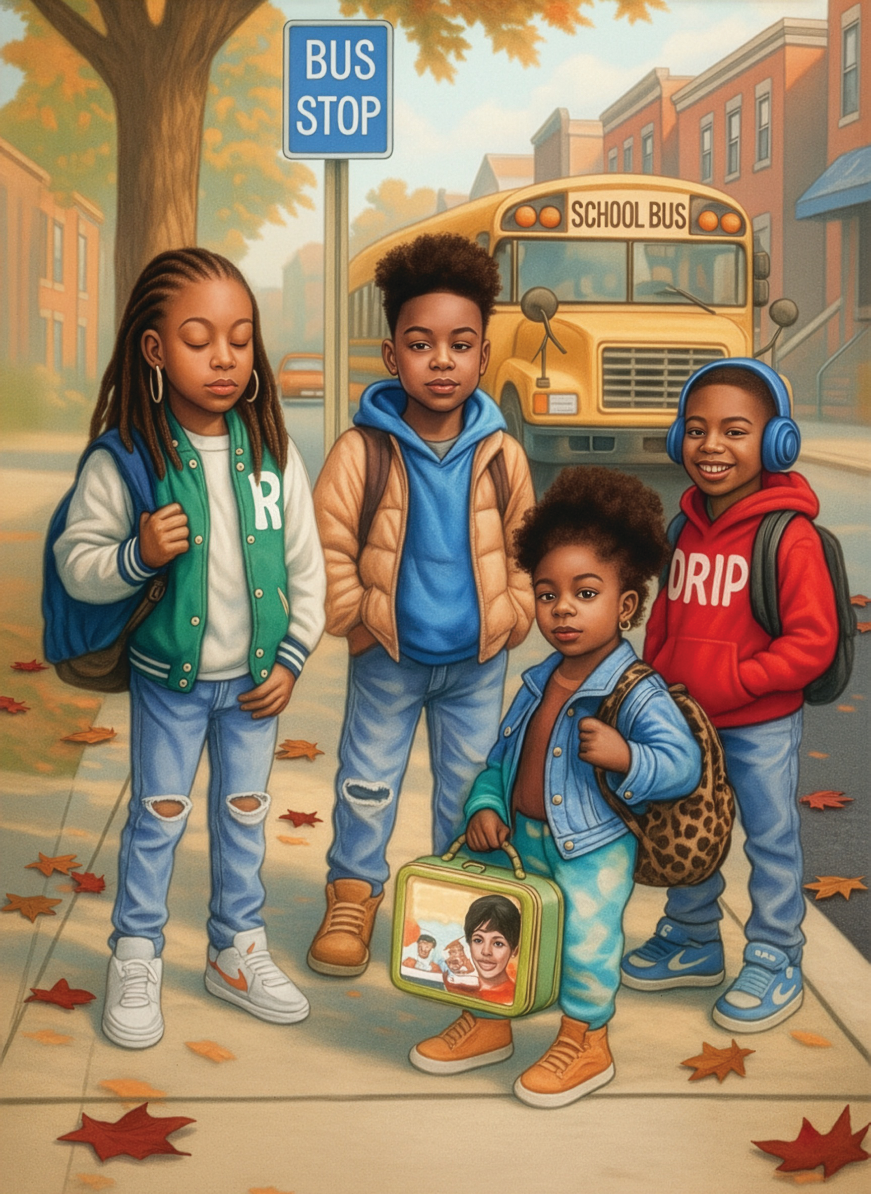 Bus Stop Blues 500-piece jigsaw puzzle